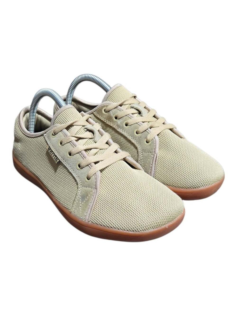 WHITIN Casual Minimalist Barefoot Shoes Beige Gum Sole Size 39 US 8